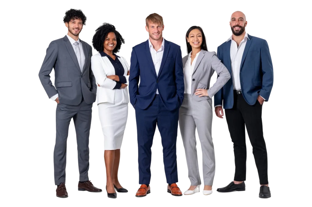 Professional business team represented by Xperience AI Marketing to enhance trust in Port Saint Lucie