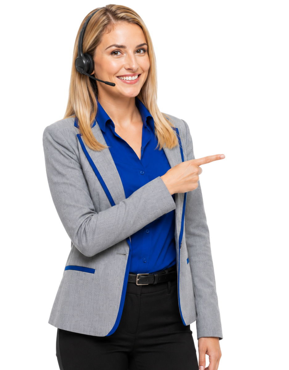 XMS AI assistant Eva pointing to digital marketing and automation solutions